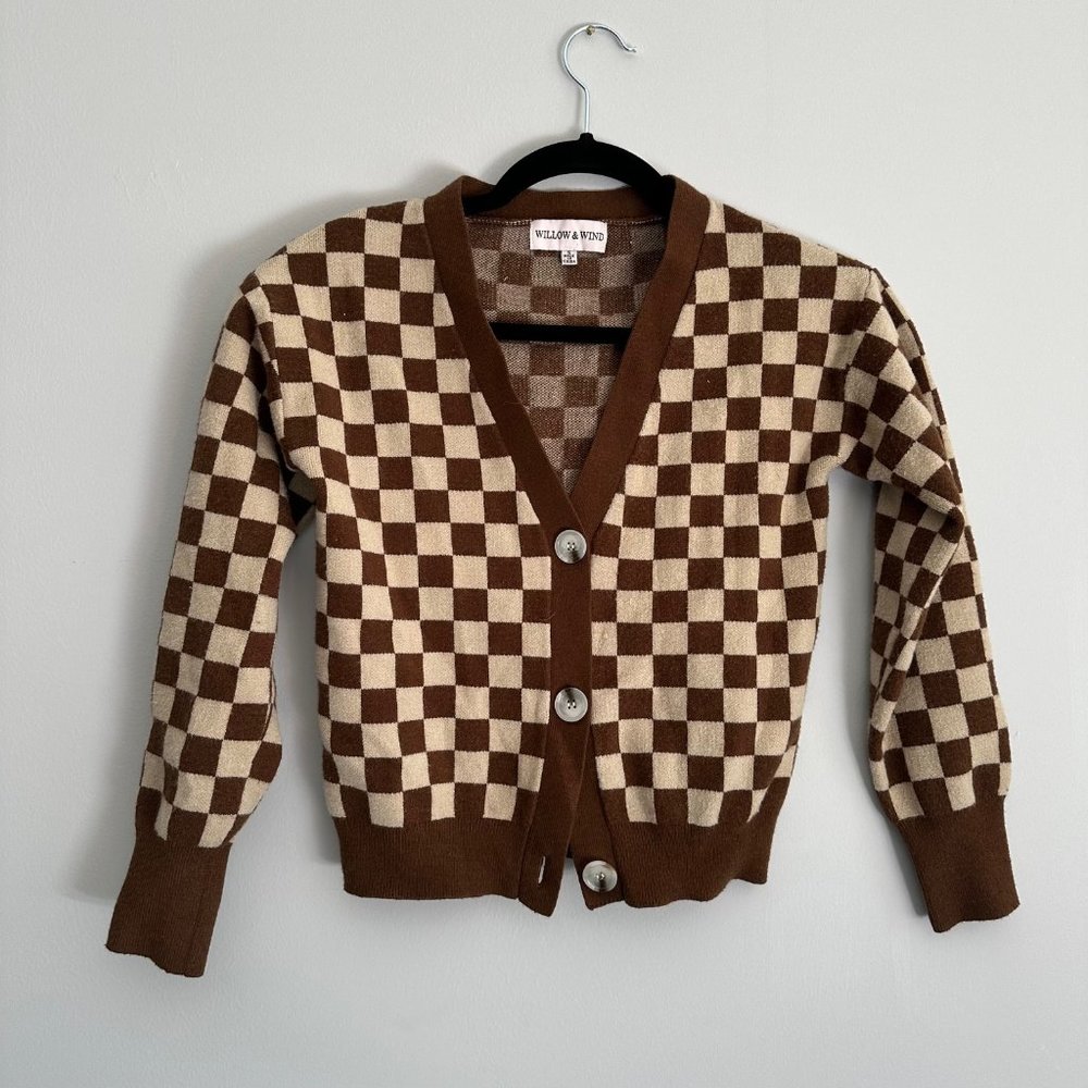 Urban Outfitters Checkered Sweater, Size Small